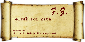Felföldi Zita névjegykártya